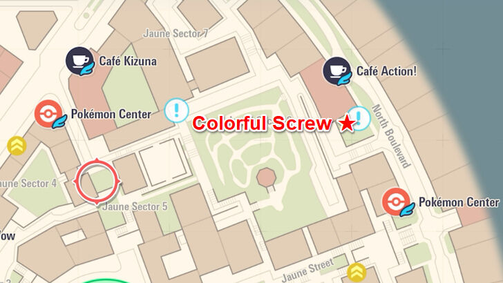 Colorful Screw 96 Map Location