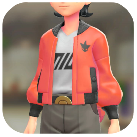 Pokemon Legends Z-A Male Blouson and V-Neck Set Icon