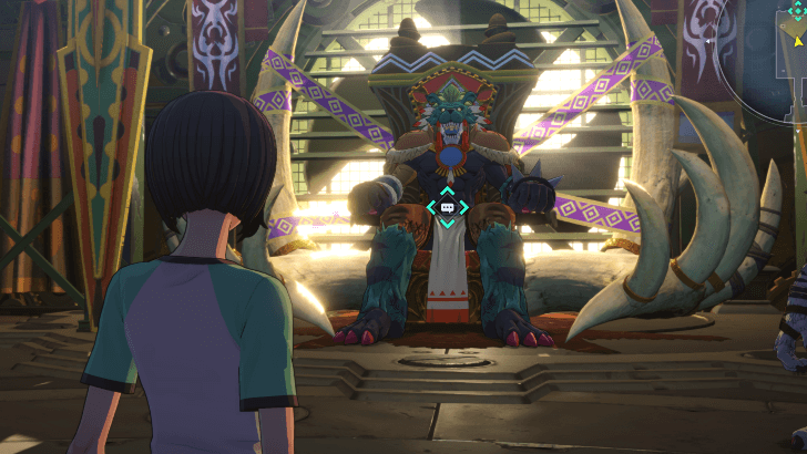 Talk to Merukimon in Warrior