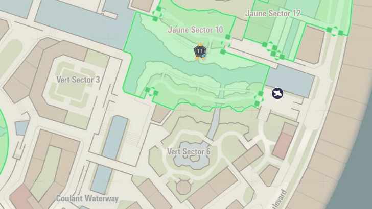 Vert Sector 6 Mint Stall Map location