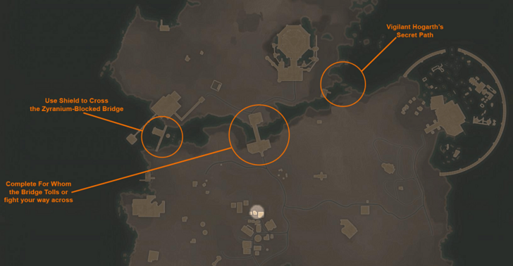 Paths to Cross to Northern Paradise Island