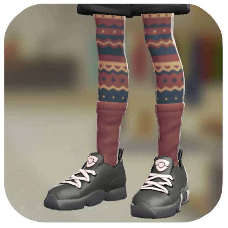 Pokemon Legends Z-A Male Patterned Tights and Socks Set Icon