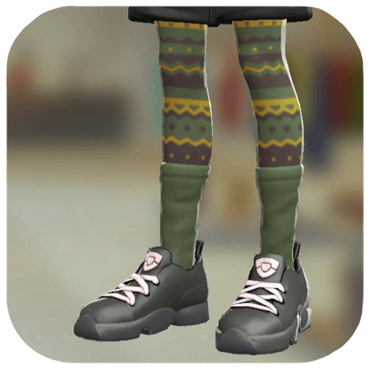 Pokemon Legends Z-A Male Patterned Tights and Socks Set Icon