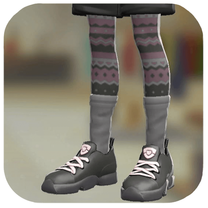 Pokemon Legends Z-A Male Patterned Tights and Socks Set Icon