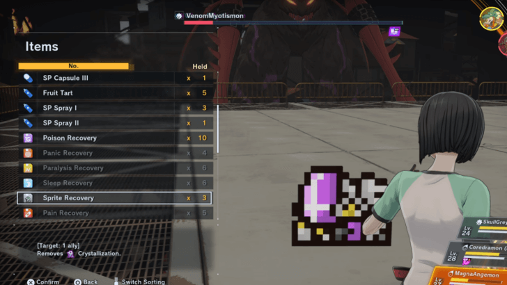 Undo Deadly Poison and Crystallization