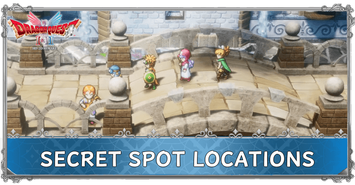 Dragon Quest 2 - Secret Spot Locations