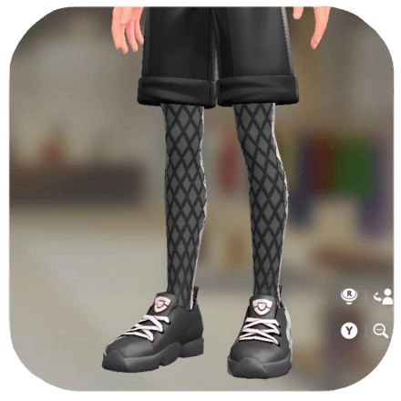 Pokemon Legends Z-A Male Diamond-Pattern Tights Icon