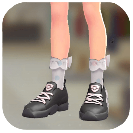 Pokemon Legends Z-A Male Polka Dot Ribbon Socks Icon