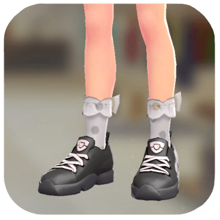 Pokemon Legends Z-A Male Polka Dot Ribbon Socks Icon