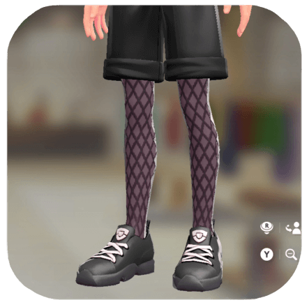 Pokemon Legends Z-A Male Diamond-Pattern Tights Icon
