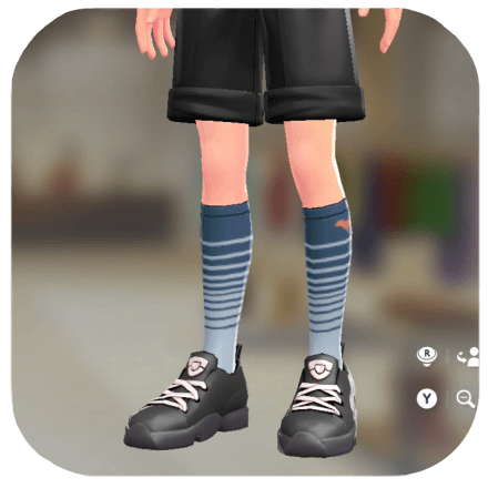 Pokemon Legends Z-A Male Gradient Knee-High Socks Icon