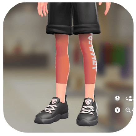 Pokemon Legends Z-A Male Gradient Cropped Leggings Icon