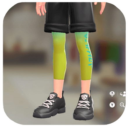 Pokemon Legends Z-A Male Gradient Cropped Leggings Icon