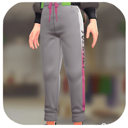 Pokemon Legends Z-A Male Side-Stripe Track Pants Icon