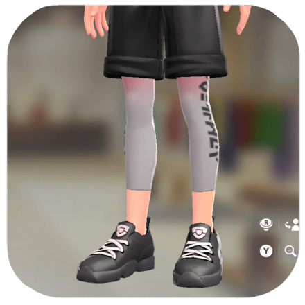 Pokemon Legends Z-A Male Gradient Cropped Leggings Icon
