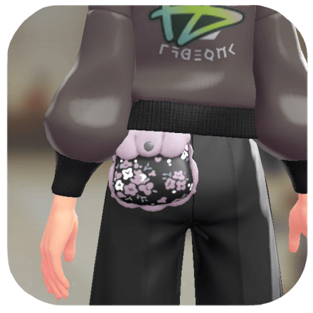 Pokemon Legends Z-A Male Floral Fleece Satchel Icon