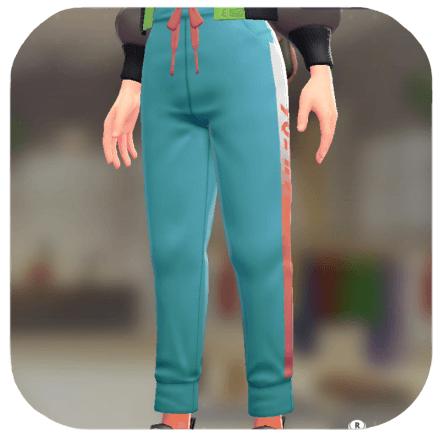 Pokemon Legends Z-A Male Side-Stripe Track Pants Icon