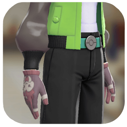 Pokemon ZA - Sylveon Knit Gloves Pink-Brown