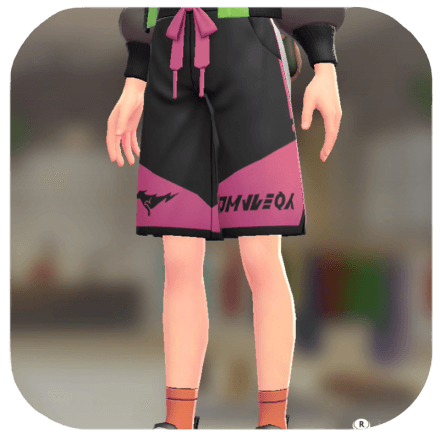 Pokemon ZA - Sweat Shorts Black / Pink