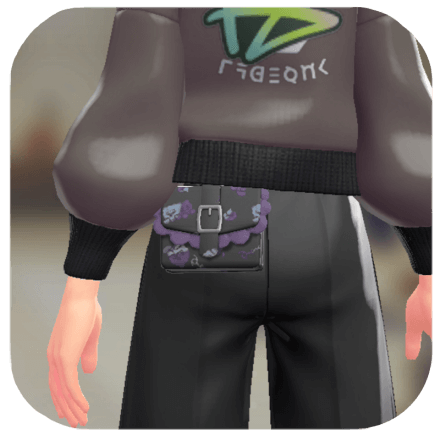 Pokemon Legends Z-A Male Patterned Frilly Satchel Icon