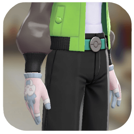 Pokemon ZA - Sylveon Knit Gloves Pastel Pink