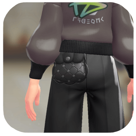 Pokemon Legends Z-A Male Studded Fleece Satchel Icon