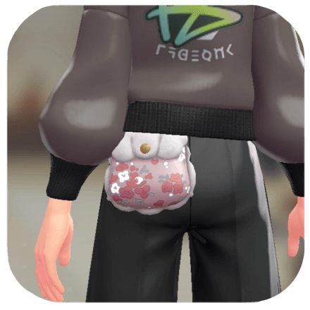 Pokemon Legends Z-A Male Floral Fleece Satchel Icon