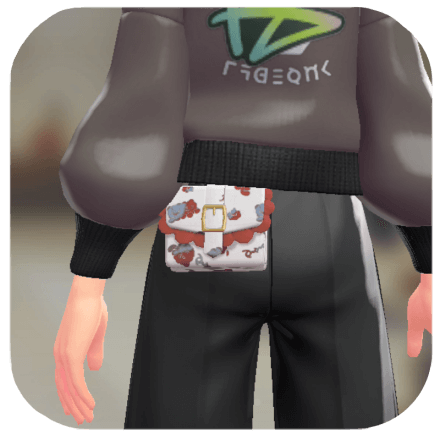 Pokemon Legends Z-A Male Patterned Frilly Satchel Icon