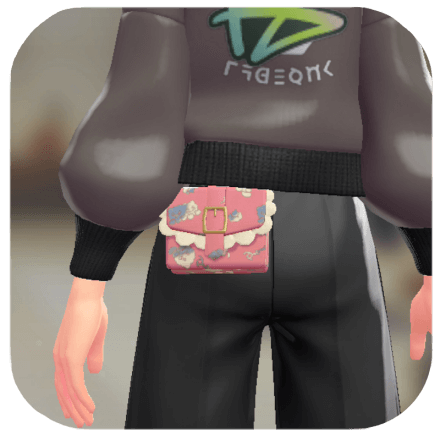 Pokemon Legends Z-A Male Patterned Frilly Satchel Icon