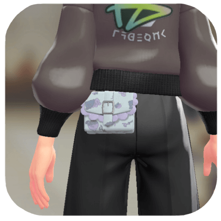 Pokemon Legends Z-A Male Patterned Frilly Satchel Icon