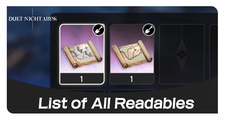 Duet Night Abyss - List of All Readables