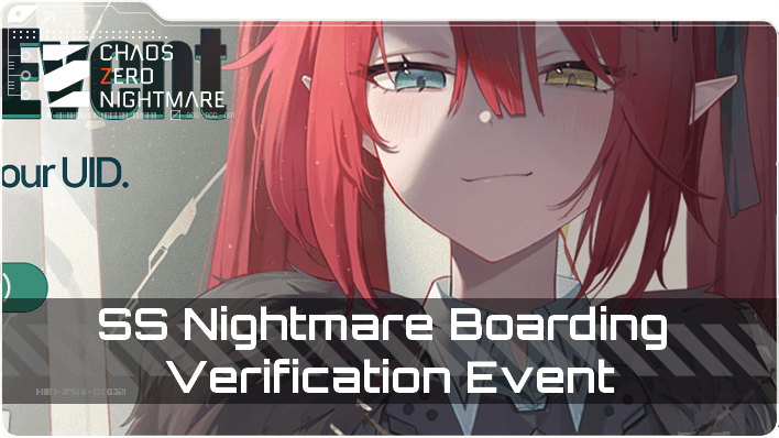 Chaos Zero Nightmare - SS Nightmare Event Top Banner