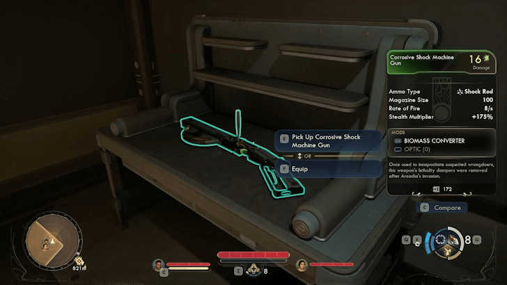 Corrosive Shock Machine Gun