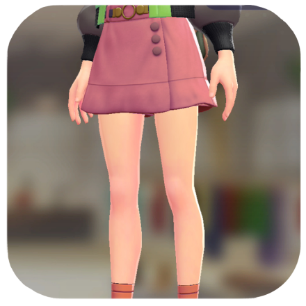 Pokemon ZA - Wrap Skort Set Pink | Purple