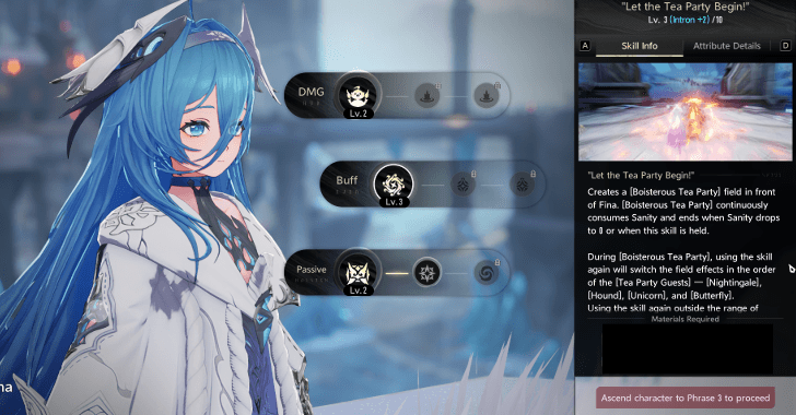 Upgrade Skill Levels