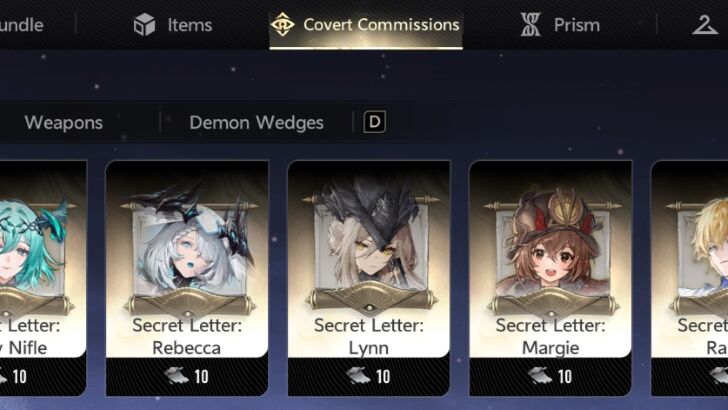 Duet Night Abyss Covert Commissions Shop