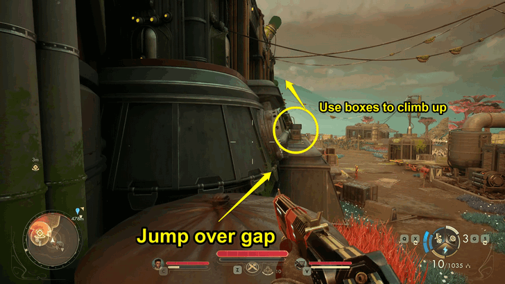 Jump over the gap