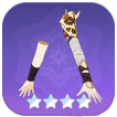 Genshin Impact - Scarlet Shade Gauntlets Image