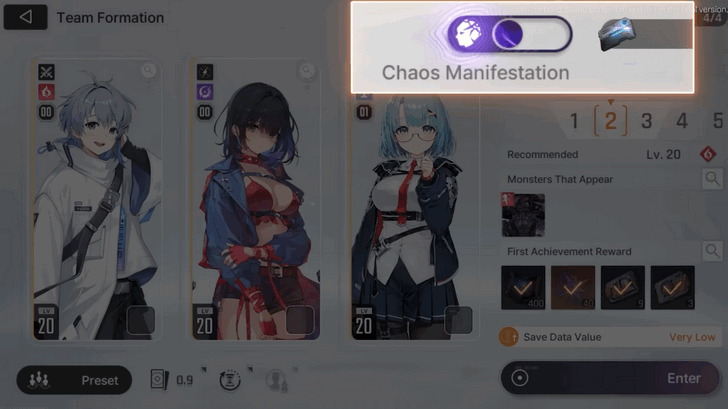 Chaos Zero Nightmare Nightmare Mode Run