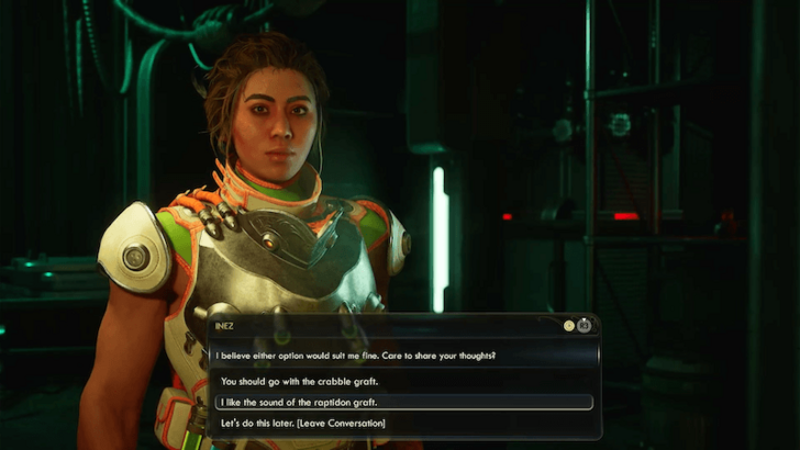 Outer Worlds 2 Inez Choice