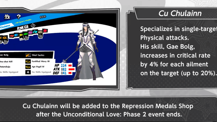 P5 Phantom X - Cu Chulainn Added to Version 2.3
