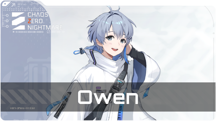 Chaos Zero Nightmare Owen Character Cards and Potential Materials
