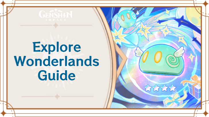 Genshin Impact - All Explore Wonderlands Rewards