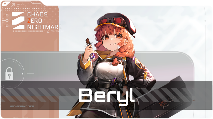 Chaos Zero Nightmare Beryl Character Cards and Potential Materials