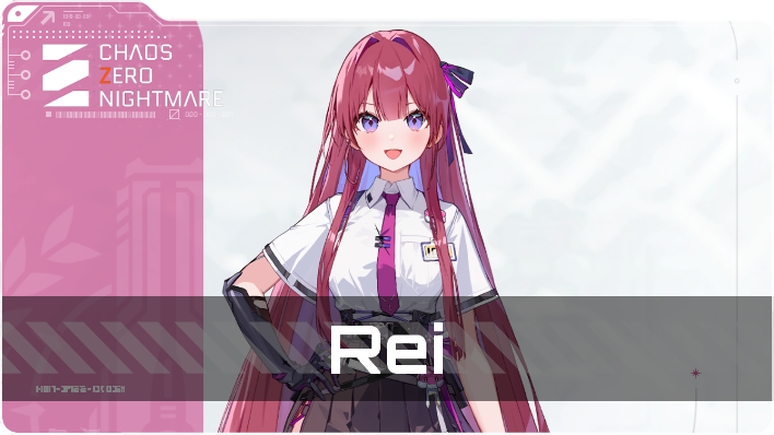 Chaos Zero Nightmare Rei Character Cards and Potential Materials