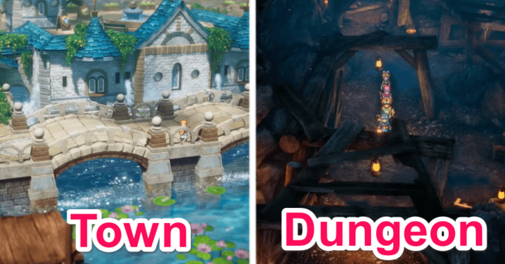 Dragon Quest - Towns and Dungeons