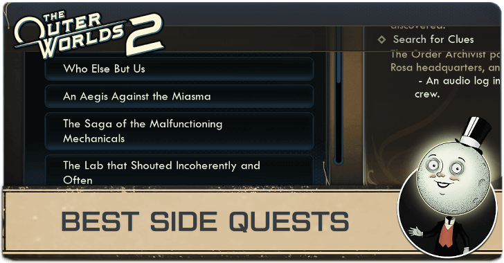 The Outer Worlds 2 - Best Side Quests
