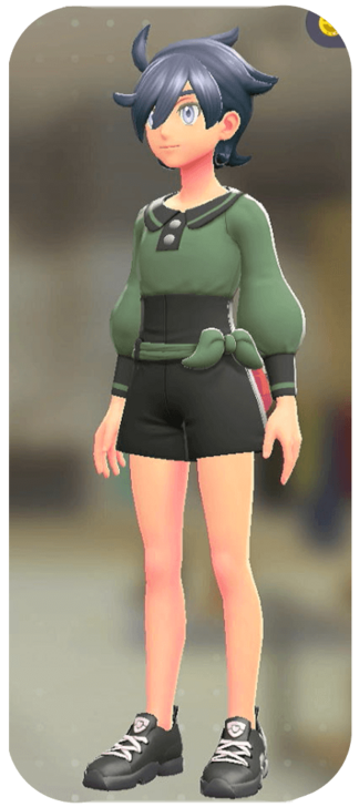 Pokemon Z-A - Belted Romper Set Retro Green | Green M