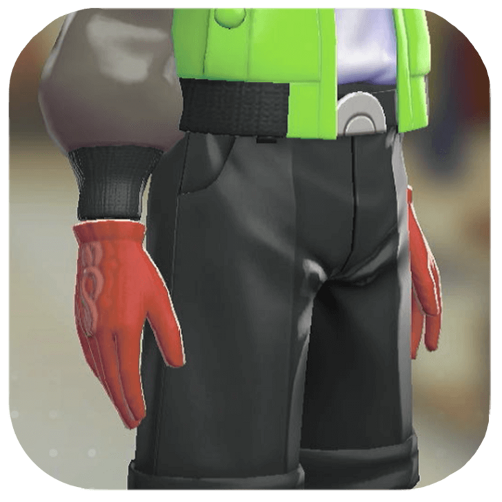 Pokemon ZA - Budew Knit Gloves Red