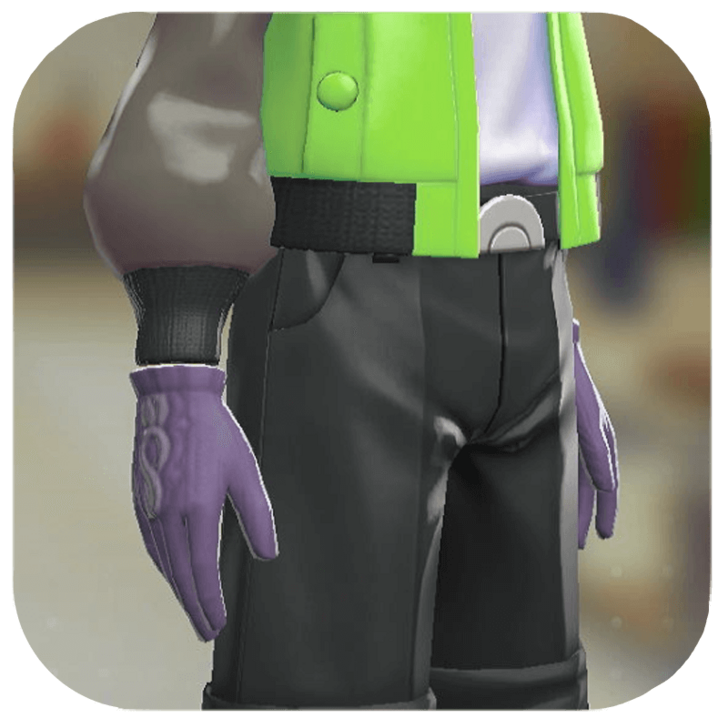 Pokemon ZA - Budew Knit Gloves Purple